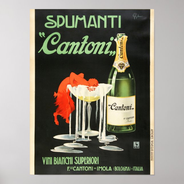 Poster vintage de Cantoni (Frente)