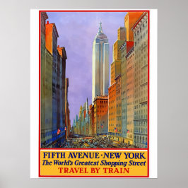 Poster vintage de Nova Iorque