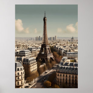 Poster vintage de Paris