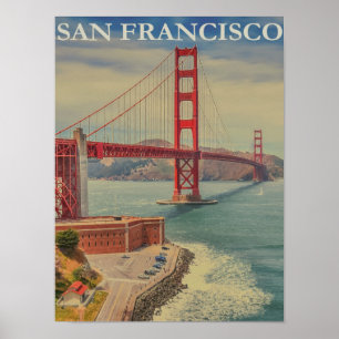 Poster vintage de São Francisco