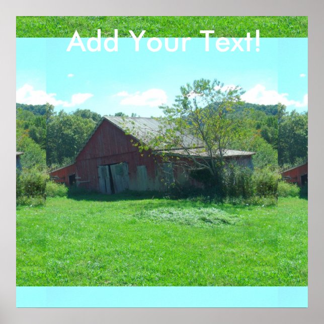 Poster Vintage Decay Barn (Frente)