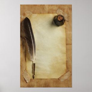 Póster Vintage Desk