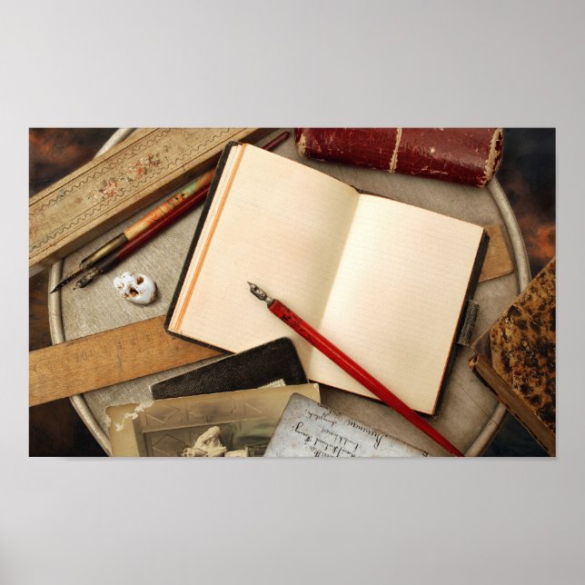 Poster Vintage Desk (Frente)