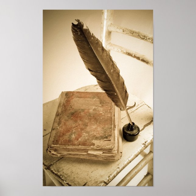 Poster Vintage Desk (Frente)