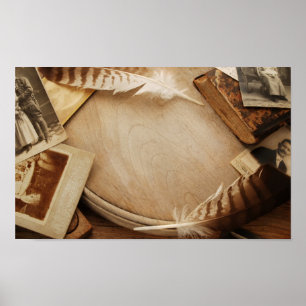 Póster Vintage Desk