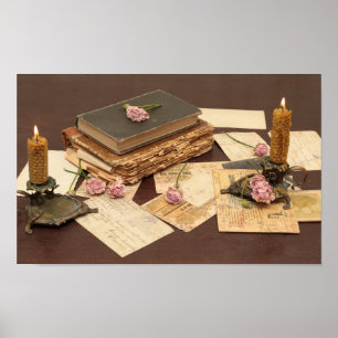 Póster Vintage Desk