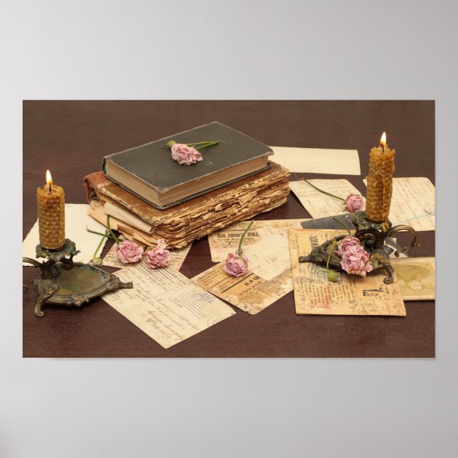 Póster Vintage Desk (Frente)