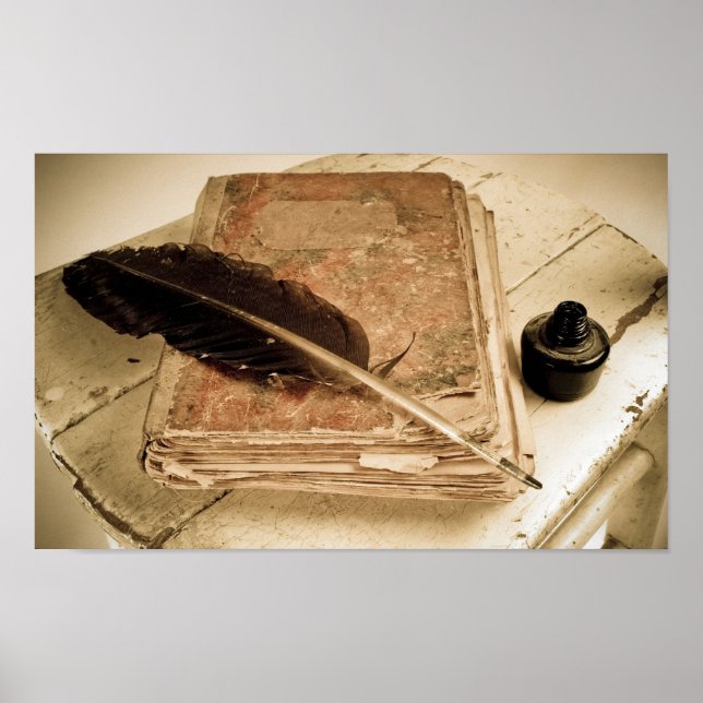 Poster Vintage Desk (Frente)