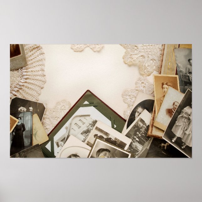 Póster Vintage Desk (Frente)