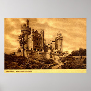 Poster Vintage do 1920 das casas LOMA Toronto Canadá