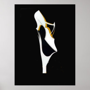 Poster vintage do art deco