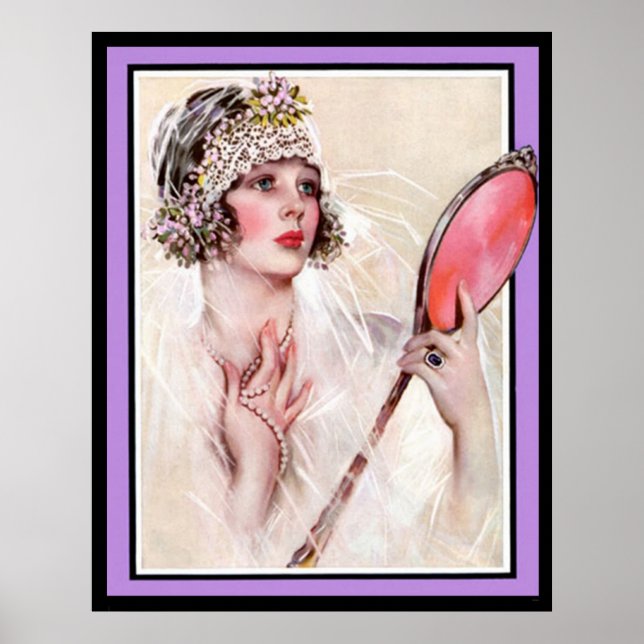 Poster vintage do Impressão Bride (Frente)