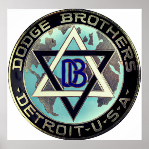 Poster Vintage Dodge Brothers