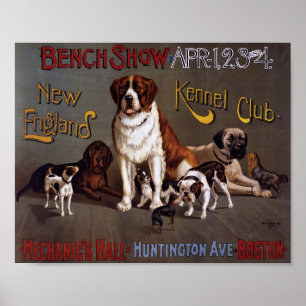 Poster Vintage Dog Show