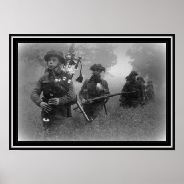 Poster vintage dos escoceses (Frente)