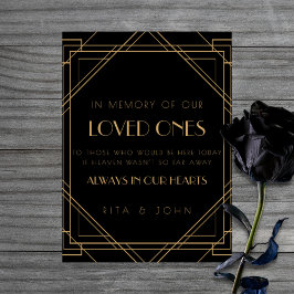 Poster Vintage Dourada Clássica No Sinal De Casamento De