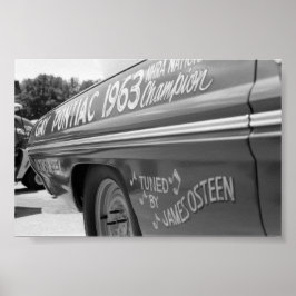 Poster Vintage Drag - Champ 1963