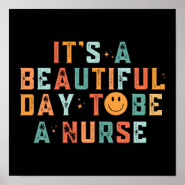 Poster Vintage É Um Belo Dia Para Ser Enfermeira