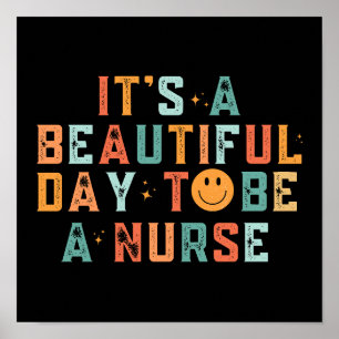 Poster Vintage É Um Belo Dia Para Ser Enfermeira