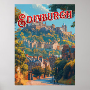 Poster Vintage Edinburgh