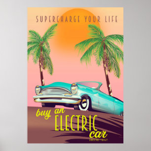 Poster Vintage elétrica