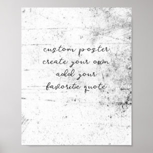 Poster vintage em tons de greve em relevo