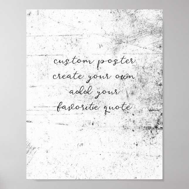 Poster vintage em tons de greve em relevo (Frente)