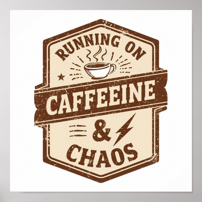 Poster Vintage Emblem for Busy Parents (Frente)