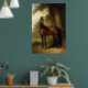 Poster Vintage Equestrian Horse Landscape Arte Digital (Living Room 1)