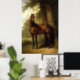 Poster Vintage Equestrian Horse Landscape Arte Digital (Home Office)