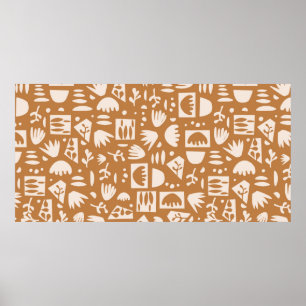 Poster vintage Escandinava simples, moderna e contemporâ