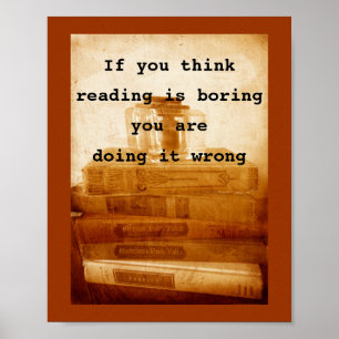 poster vintage estilo foto-arte com citação de tex