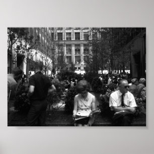 Poster Vintage EUA Nova York Rockefeller Center