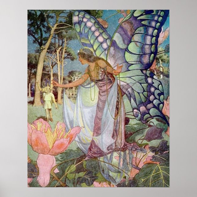 Poster Vintage Fairy Queen (Frente)