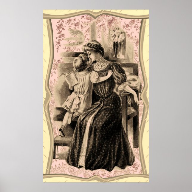 Poster Vintage Fashions 1900 (Frente)