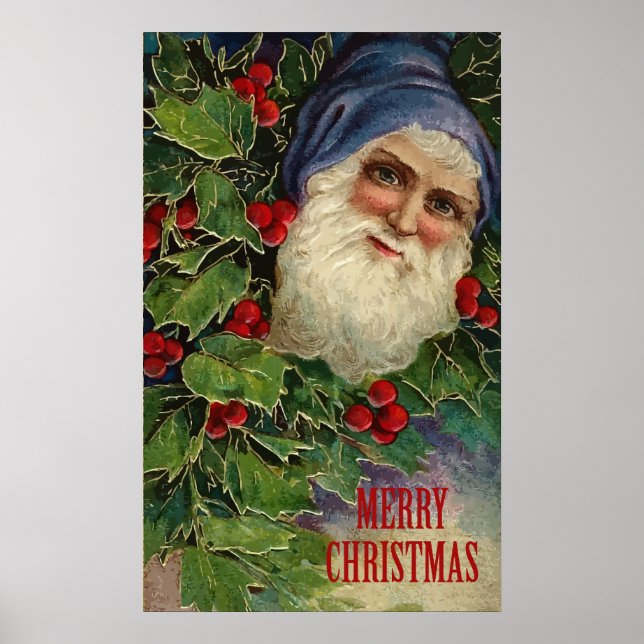 Poster Vintage Felry Christmas (Frente)