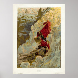 Poster Vintage Fervaal, ópera de Vincent d'Indy