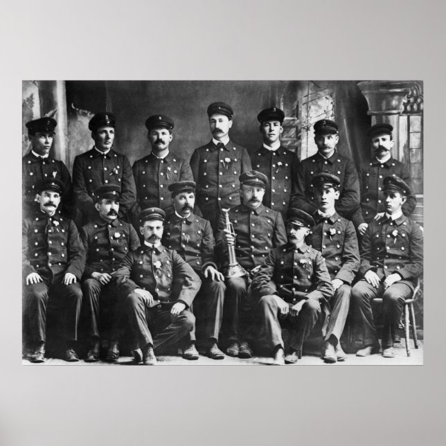 Poster Vintage Fire Company (Frente)