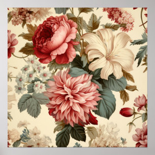 Poster Vintage Floral
