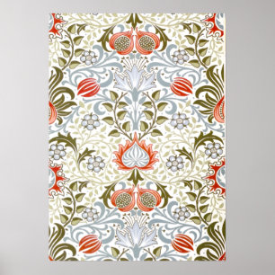 Poster Vintage Floral Wallpaper por William Morris (1879)