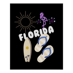 Póster vintage florida