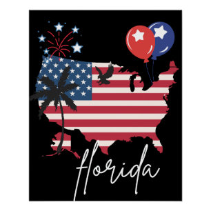 Póster vintage florida