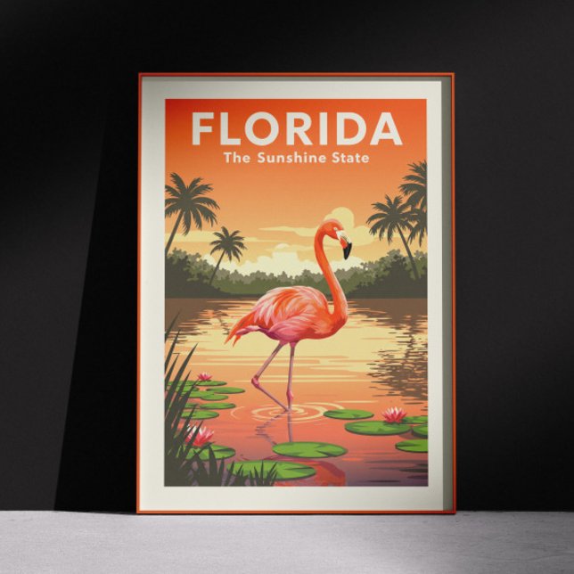 Poster Vintage Florida (Criador carregado)