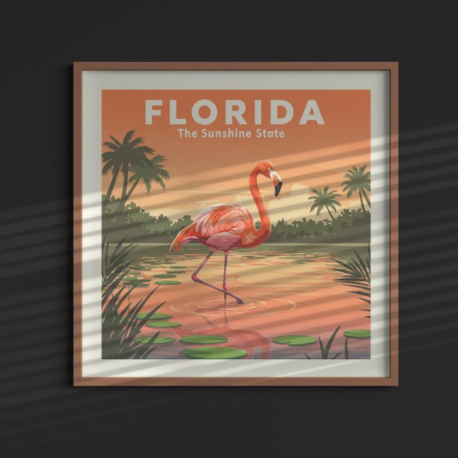 Poster Vintage Florida (Criador carregado)