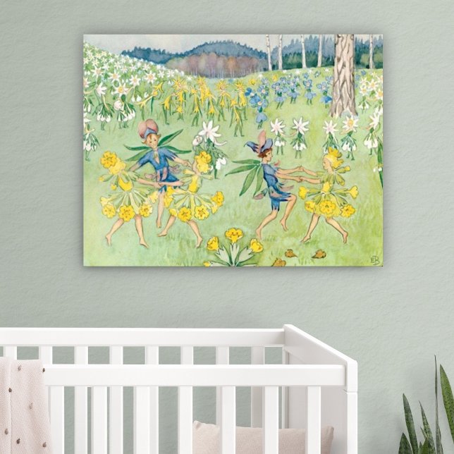 Poster Vintage Flower Festival por Elsa Beskow (Criador carregado)