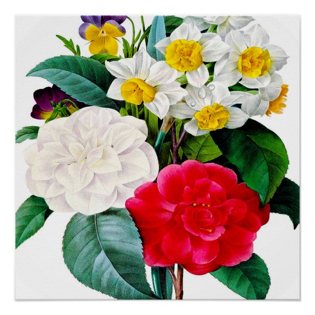 Póster Vintage Flowers (Frente)