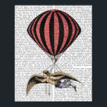 Póster Vintage Flying Machine<br><div class="desc">Transporte e Viagem</div>