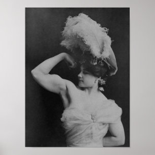 Poster Vintage ForongWomen Charmion Flexing - 1897