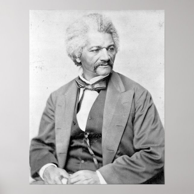 Poster Vintage Frederick Douglass Fotografia (Frente)