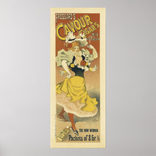 Póster Vintage French Advertising Caboure